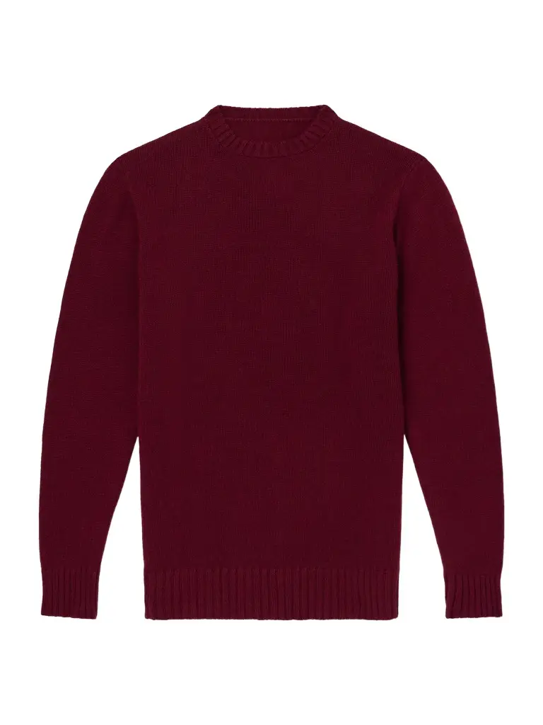 Super Soft Rib-Trimmed Cashmere Sweater - Men Super Soft Rib-Trimmed Cashmere Sweater - Men