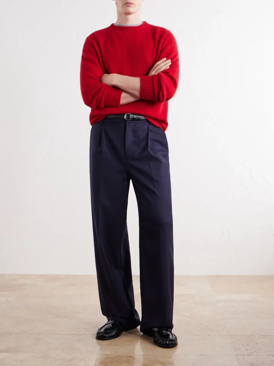 Anderson & Sheppard Super Soft Cashmere Sweater - Men | Thumbnail 2 Anderson & Sheppard Super Soft Cashmere Sweater - Men | Thumbnail 2
