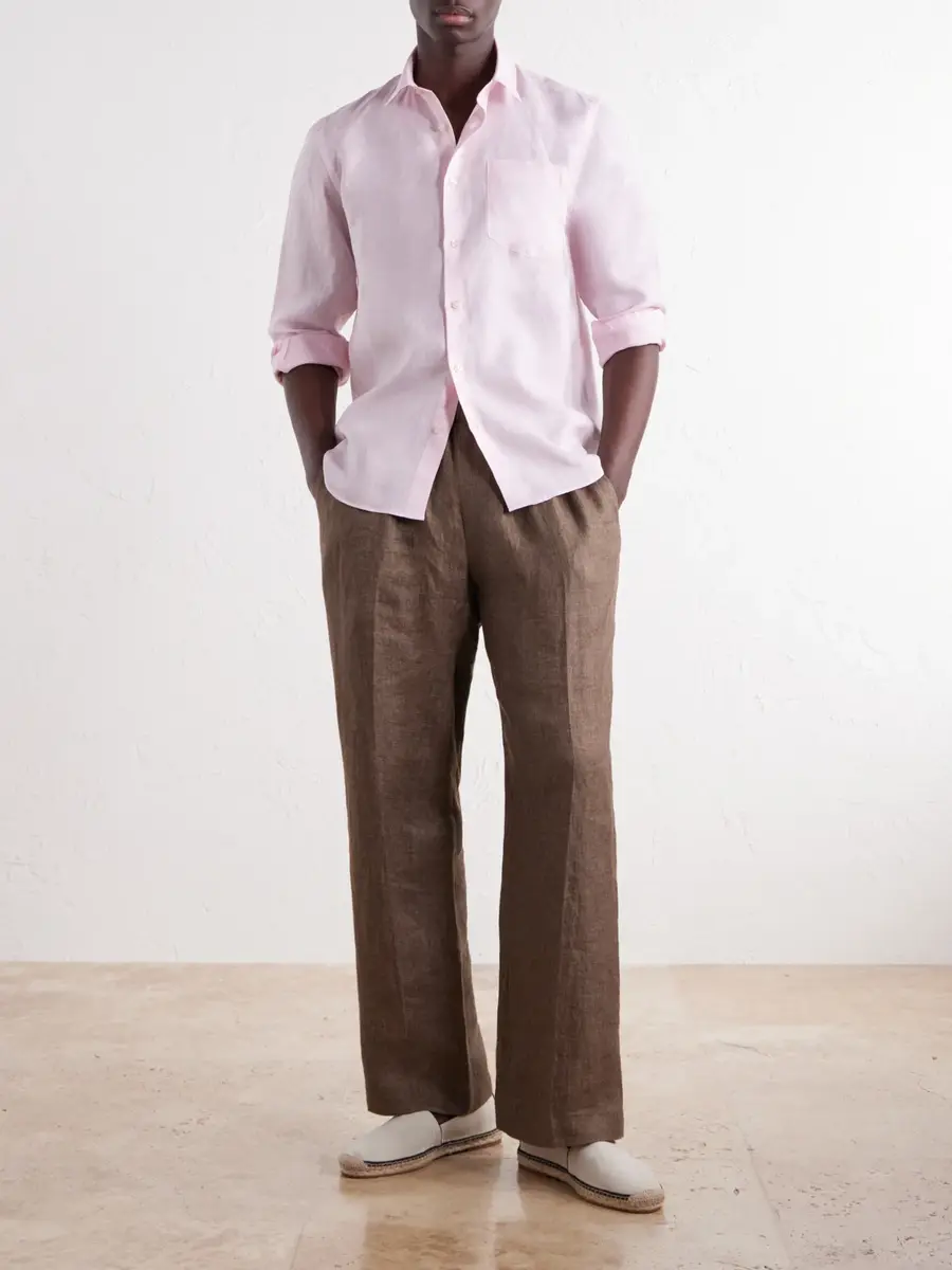 Vilebrequin Caroubis Woven Linen Shirt - Men | Thumbnail 2 Vilebrequin Caroubis Woven Linen Shirt - Men | Thumbnail 2