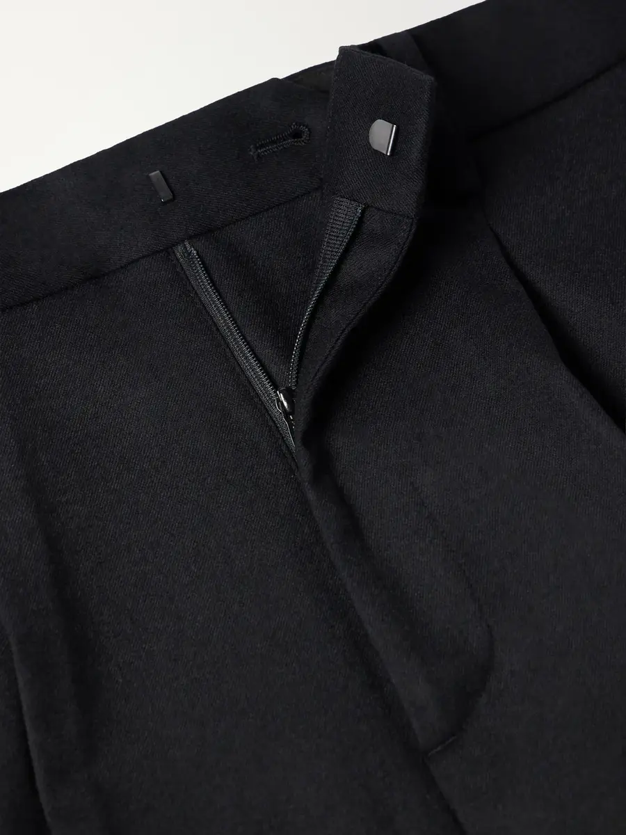 ssstein Straight-Leg Pleated Wool-Blend Flannel Trousers - Men | Thumbnail 6