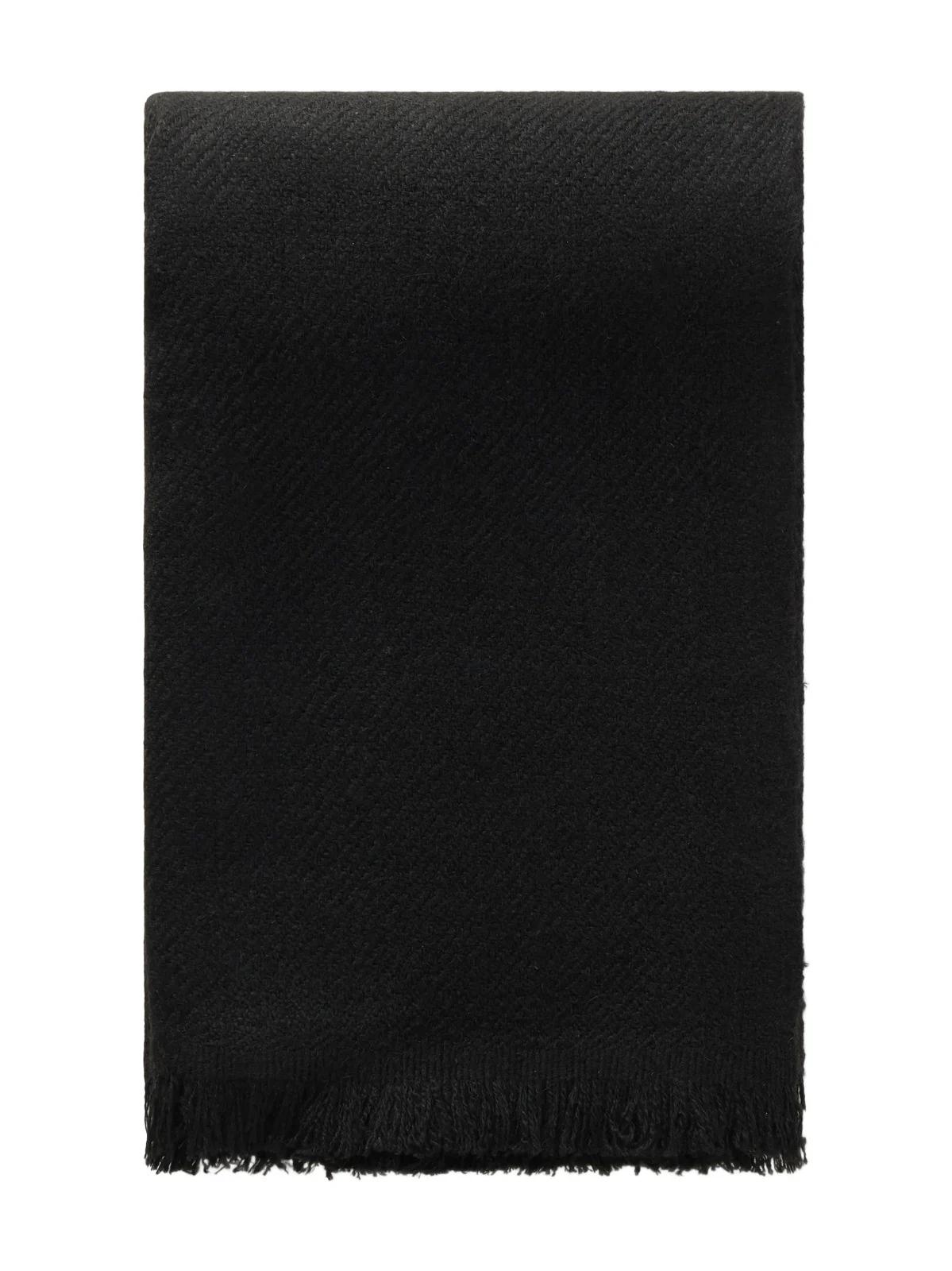 Fringed Cashmere-Twill Scarf - Men Fringed Cashmere-Twill Scarf - Men