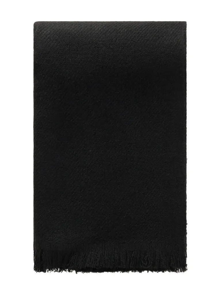 Anderson & Sheppard Fringed Cashmere-Twill Scarf - Men