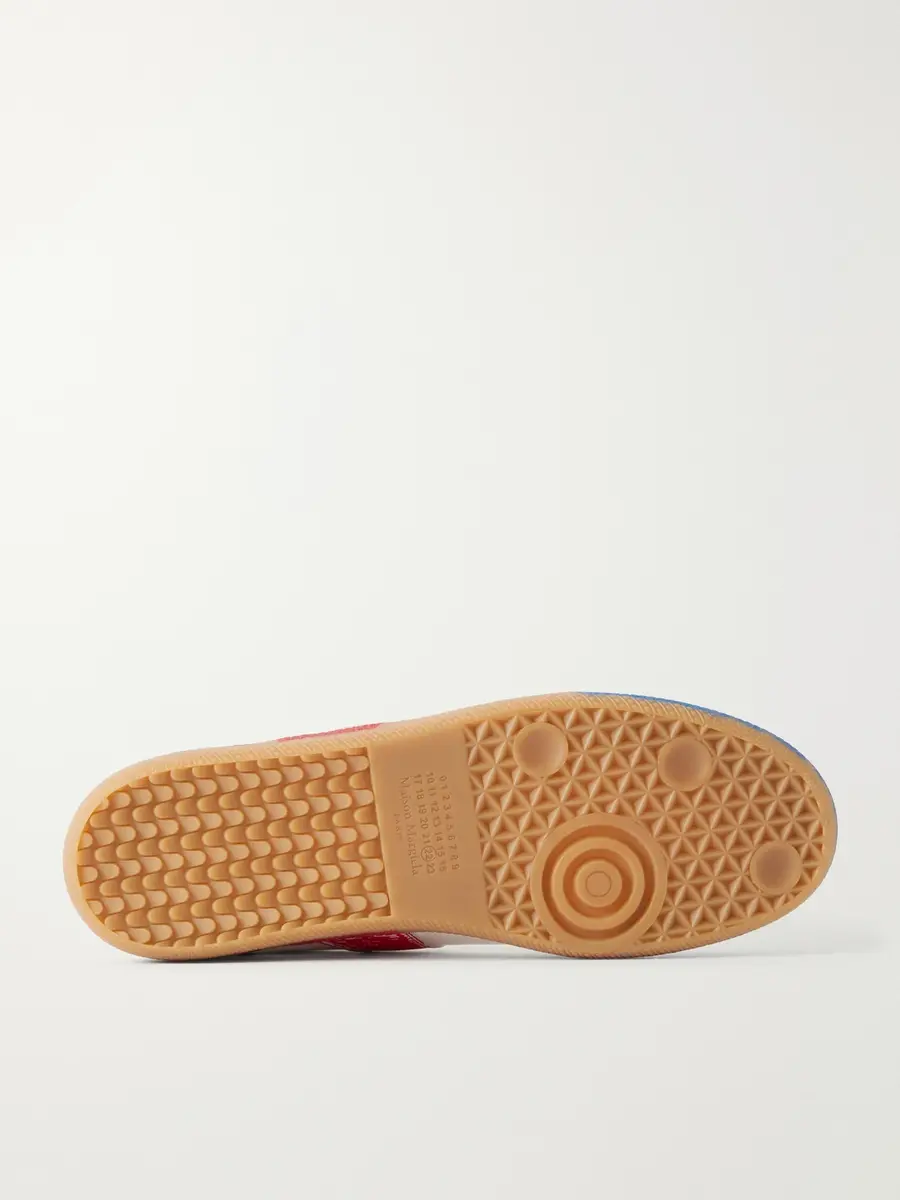 Maison Margiela Replica Painted-Effect Leather Sneakers - Men | Thumbnail 3 Maison Margiela Replica Painted-Effect Leather Sneakers - Men | Thumbnail 3