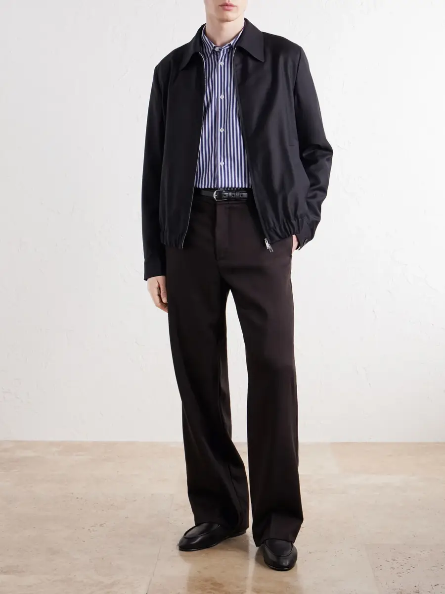 Slowear Wool and Silk-Blend Blouson Jacket - Men | Thumbnail 2 Slowear Wool and Silk-Blend Blouson Jacket - Men | Thumbnail 2