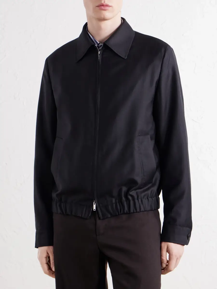 Slowear Wool and Silk-Blend Blouson Jacket - Men | Thumbnail 3 Slowear Wool and Silk-Blend Blouson Jacket - Men | Thumbnail 3