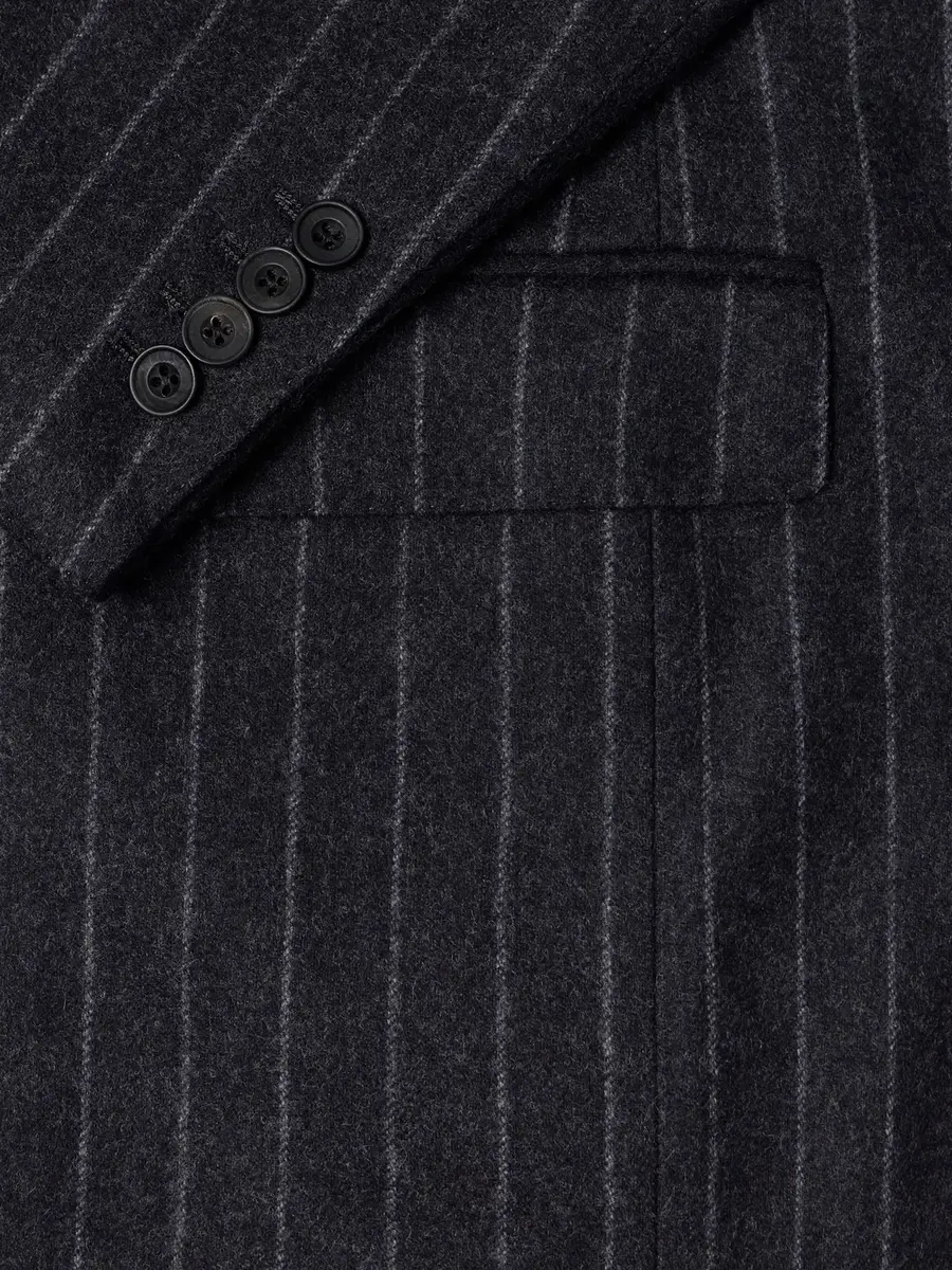 Rubinacci Pinstriped Virgin Wool-Flannel Suit - Men | Thumbnail 6 Rubinacci Pinstriped Virgin Wool-Flannel Suit - Men | Thumbnail 6