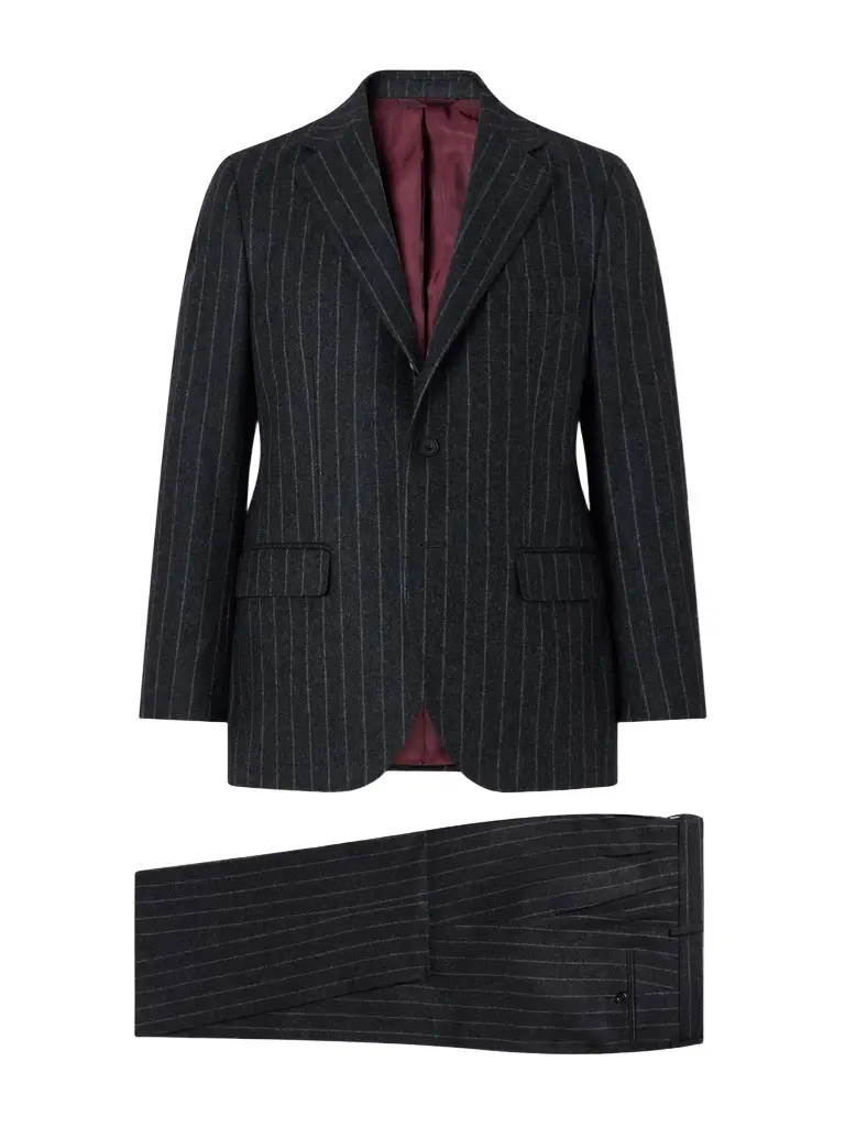 Rubinacci Pinstriped Virgin Wool-Flannel Suit - Men