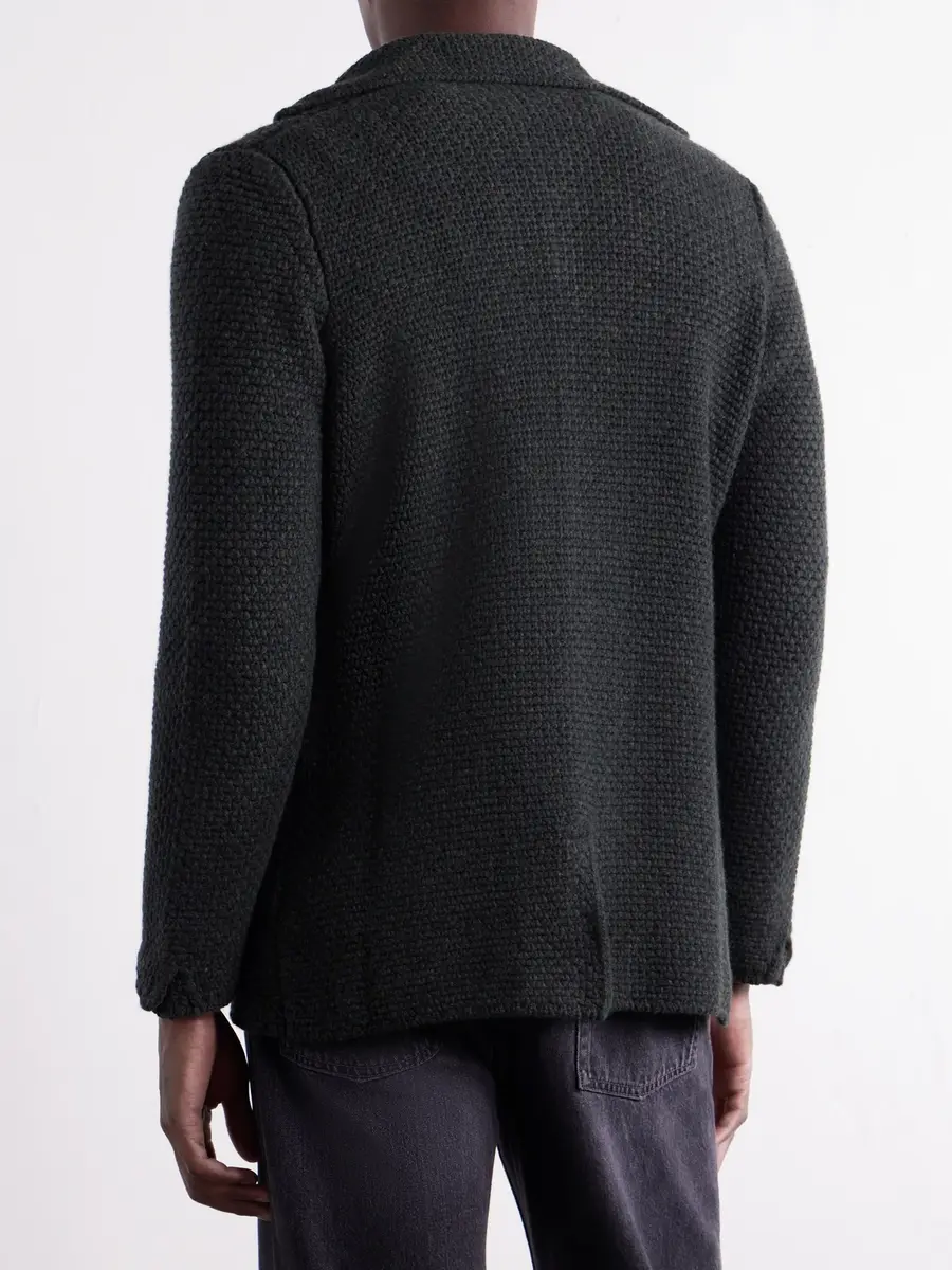 Anderson & Sheppard Merino Wool and Cashmere-Blend Cardigan - Men | Thumbnail 4 Anderson & Sheppard Merino Wool and Cashmere-Blend Cardigan - Men | Thumbnail 4