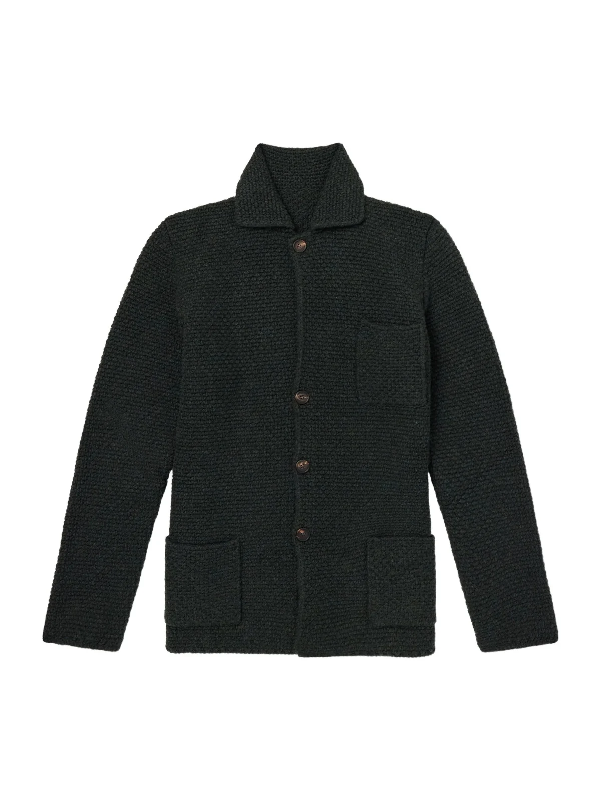 Anderson & Sheppard Merino Wool and Cashmere-Blend Cardigan - Men