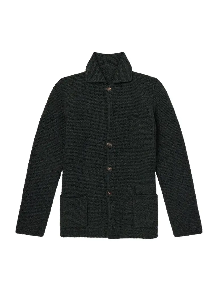 Anderson & Sheppard Merino Wool and Cashmere-Blend Cardigan - Men