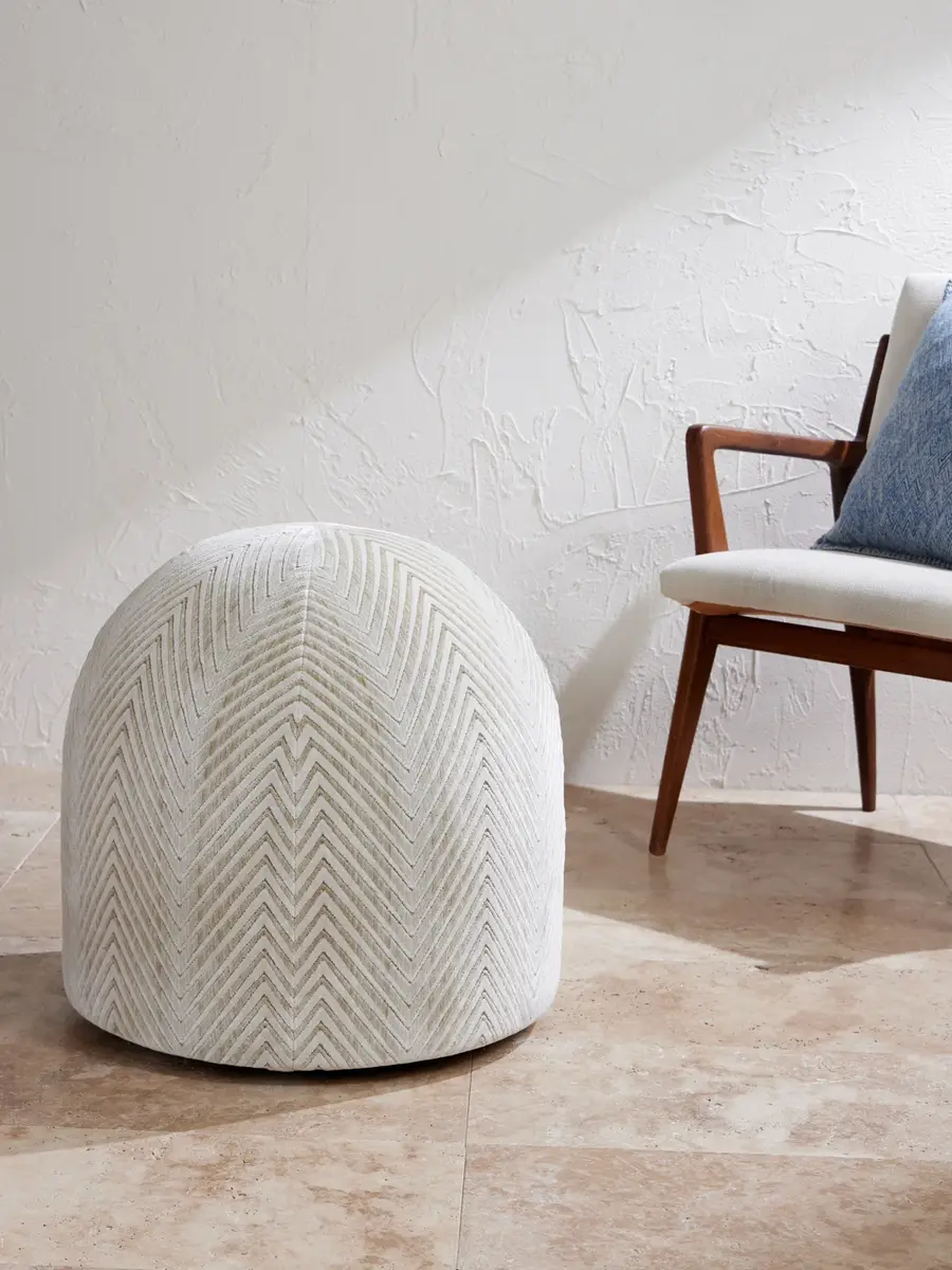 Missoni Home Ziggy Panettone Striped Velvet-Jacquard Pouf - Men | Thumbnail 2