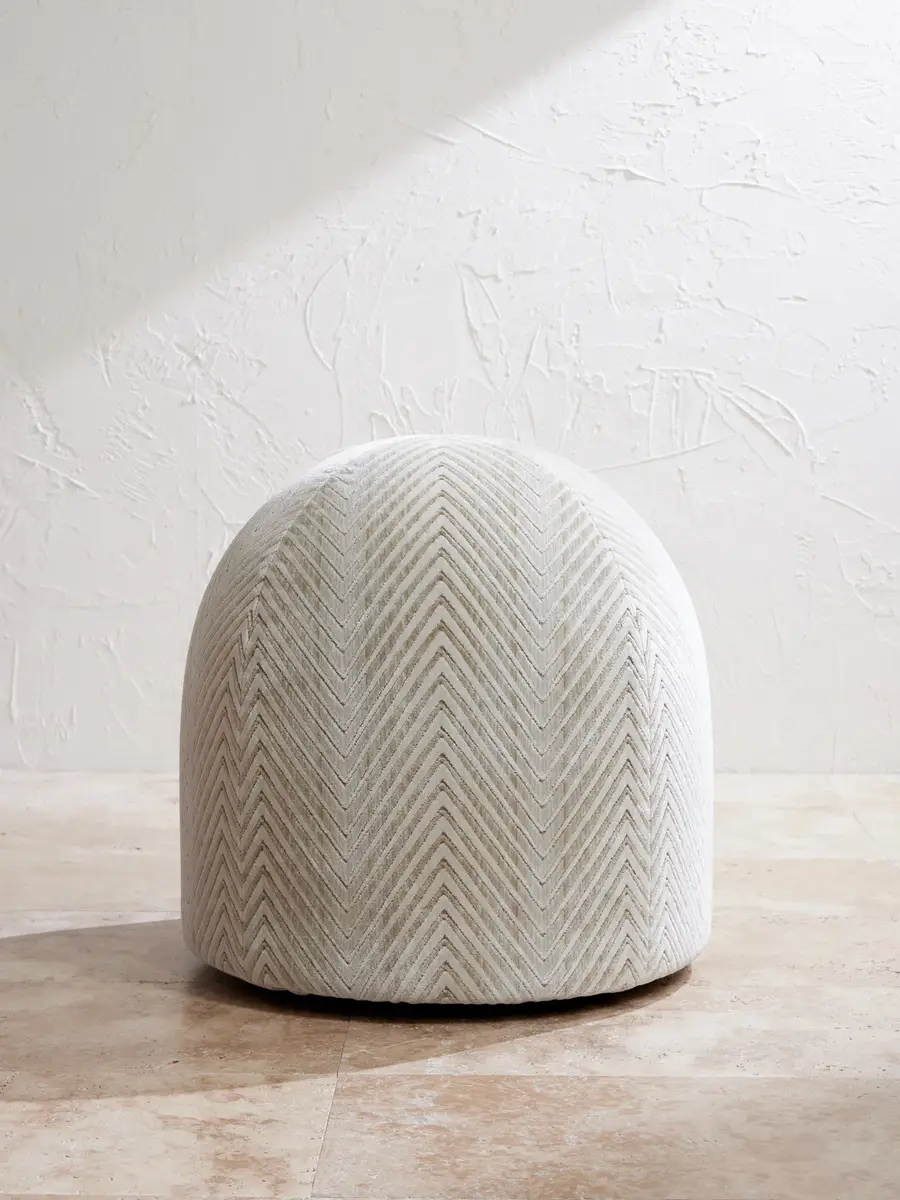 Missoni Home Ziggy Panettone Striped Velvet-Jacquard Pouf - Men