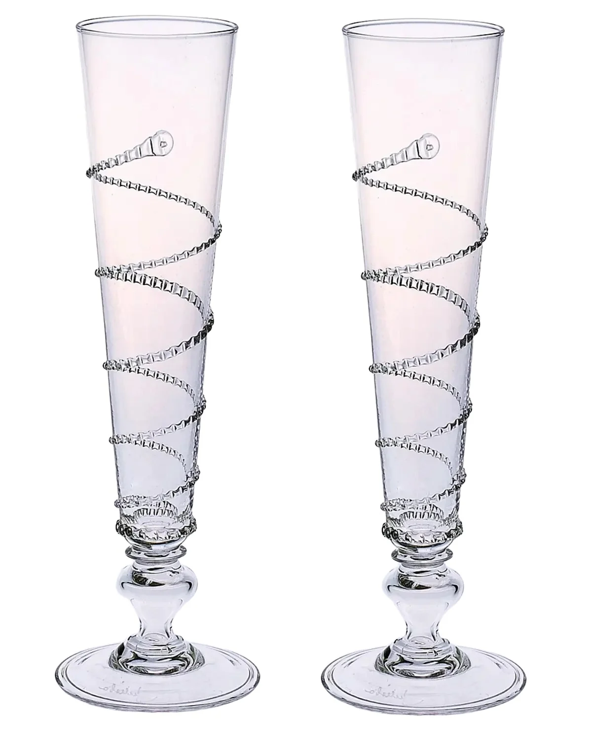 Amalia Flutes, Set of 2 Amalia Flutes, Set of 2