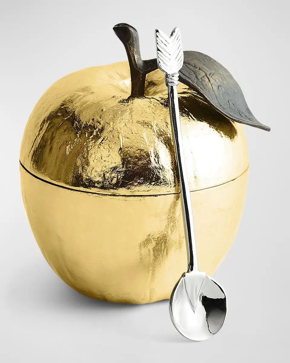 Michael Aram Apple Honey Pot | Thumbnail 3 Michael Aram Apple Honey Pot | Thumbnail 3