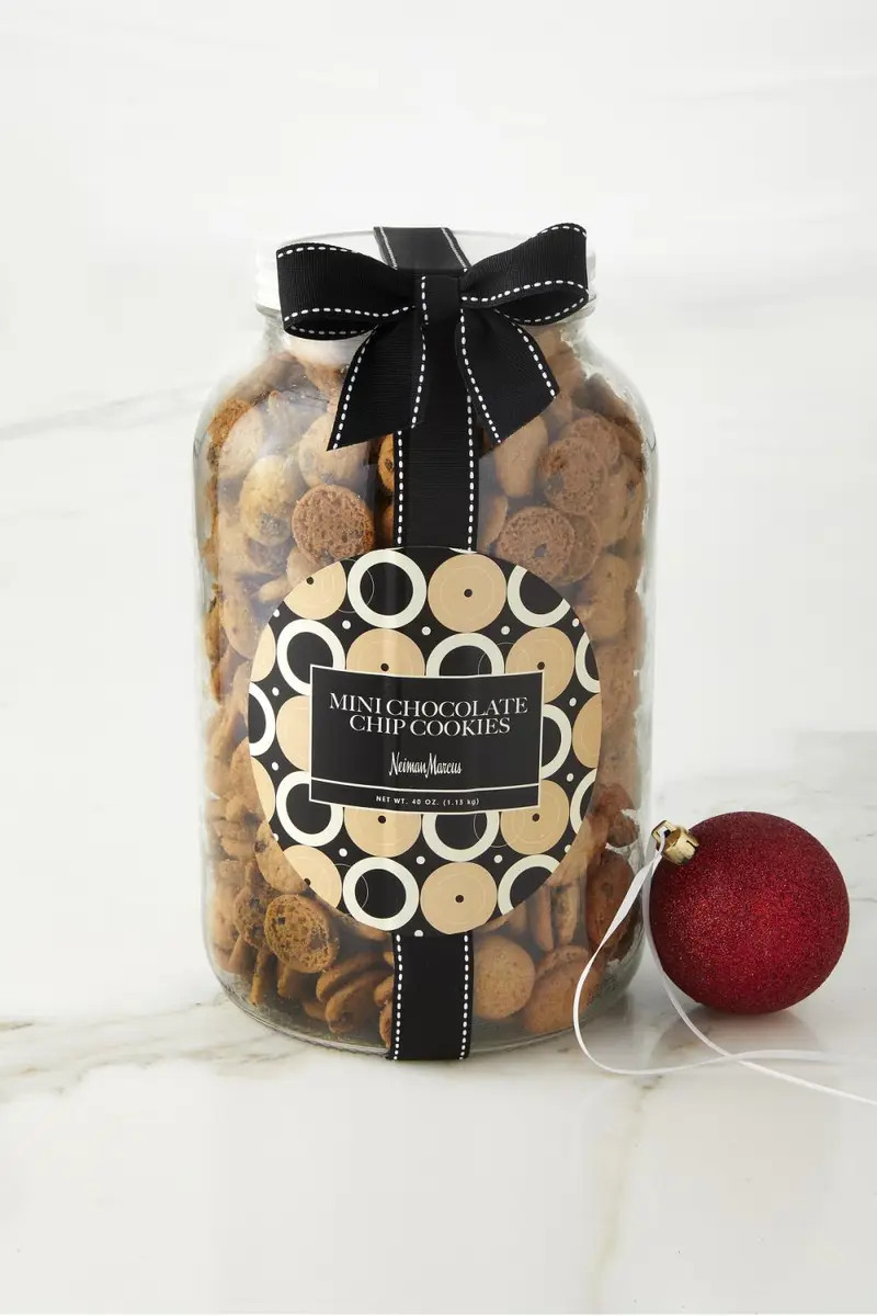 Neiman Marcus 40 oz. Mini Chocolate Chip Cookies in Jar | Thumbnail 3 Neiman Marcus 40 oz. Mini Chocolate Chip Cookies in Jar | Thumbnail 3