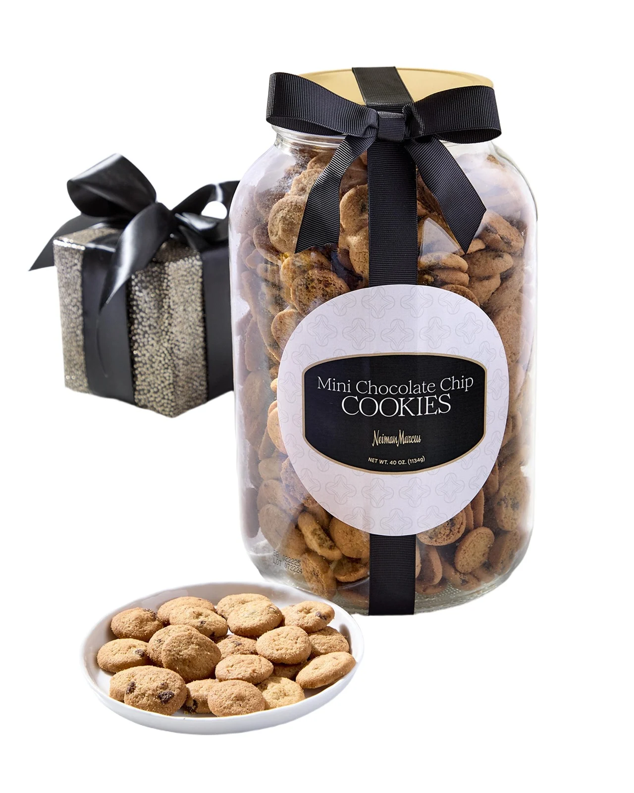 Neiman Marcus 40 oz. Mini Chocolate Chip Cookies in Jar