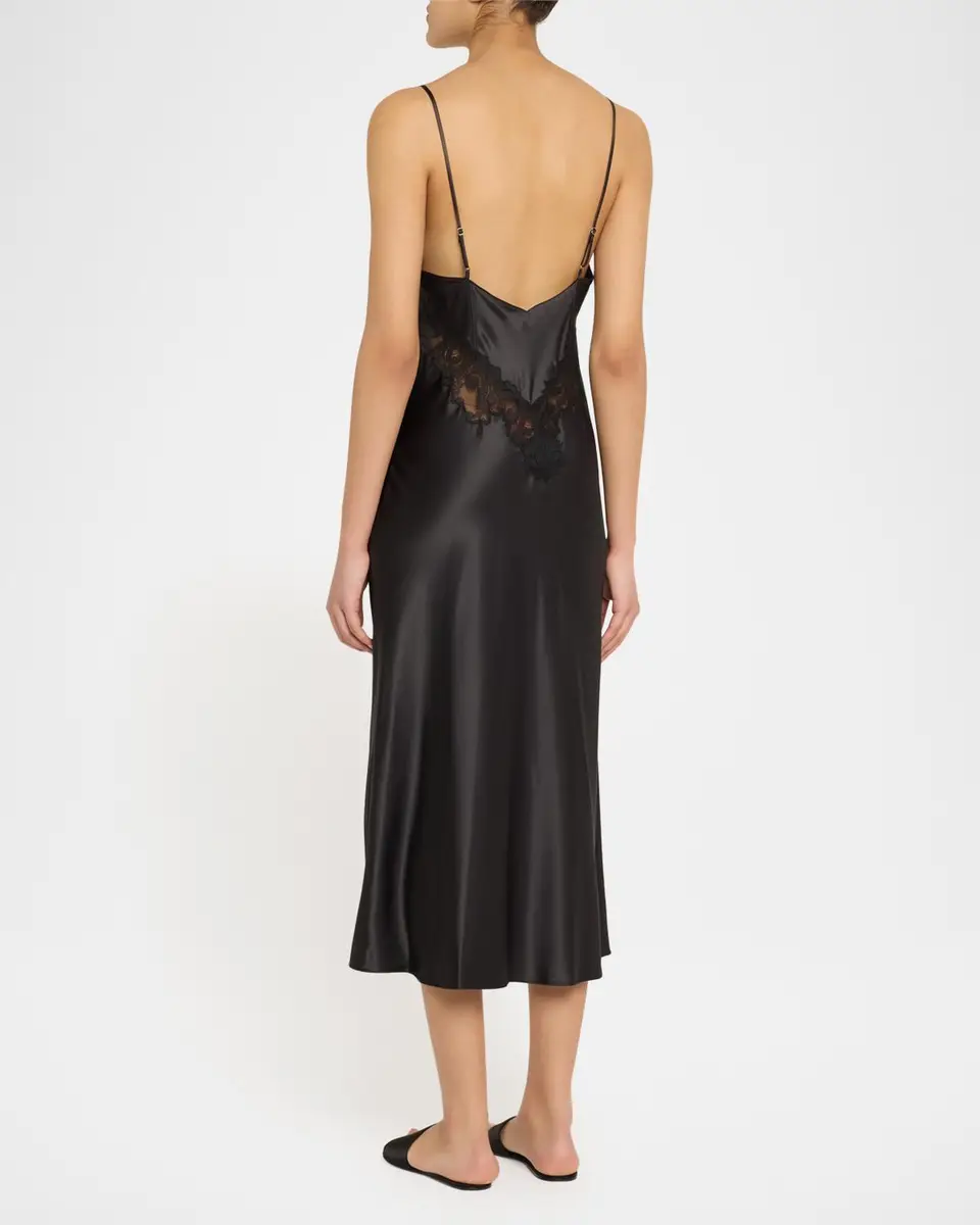 Natori Peony Glamour Lace-Trim Nightgown | Thumbnail 3 Natori Peony Glamour Lace-Trim Nightgown | Thumbnail 3
