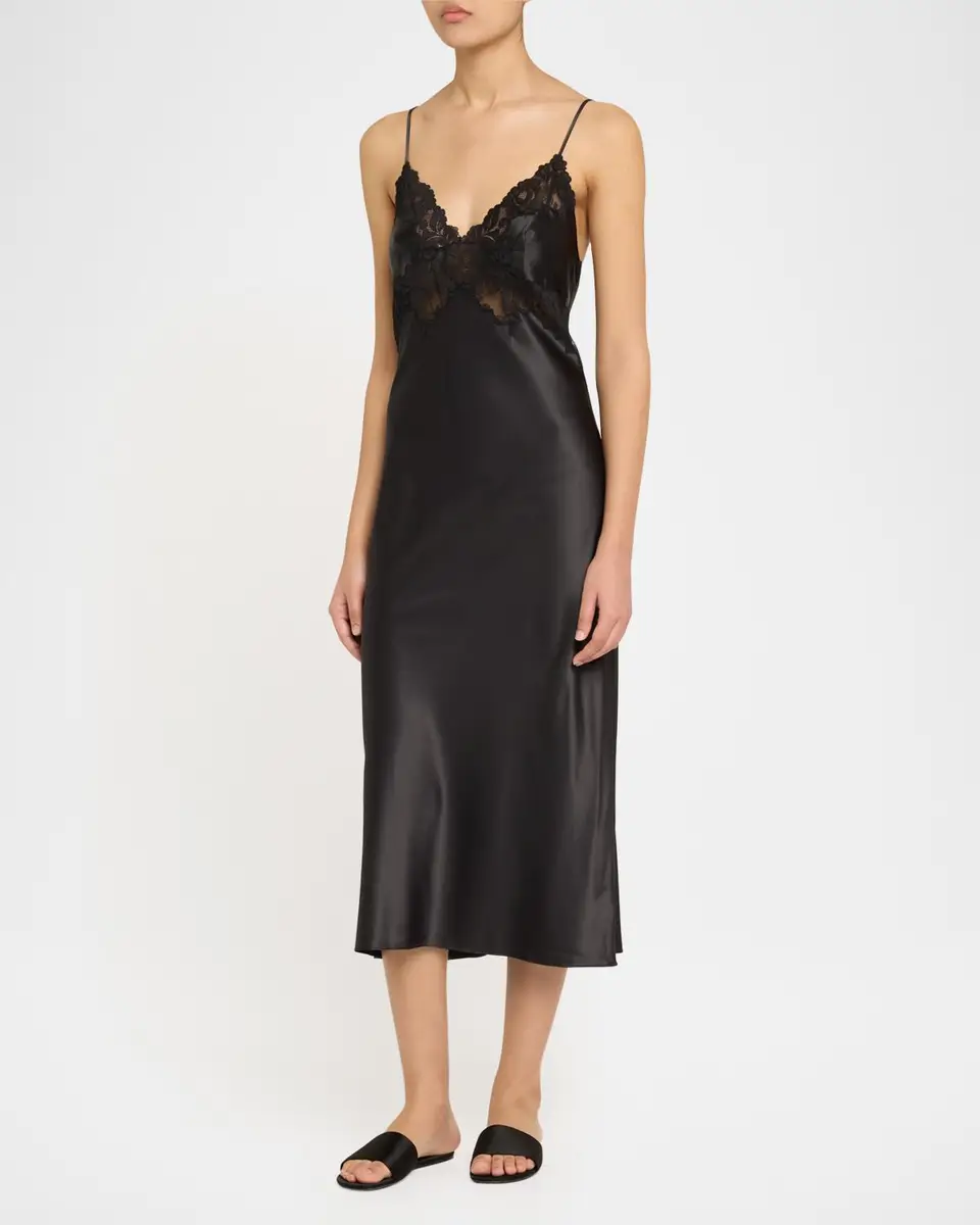 Natori Peony Glamour Lace-Trim Nightgown | Thumbnail 4 Natori Peony Glamour Lace-Trim Nightgown | Thumbnail 4