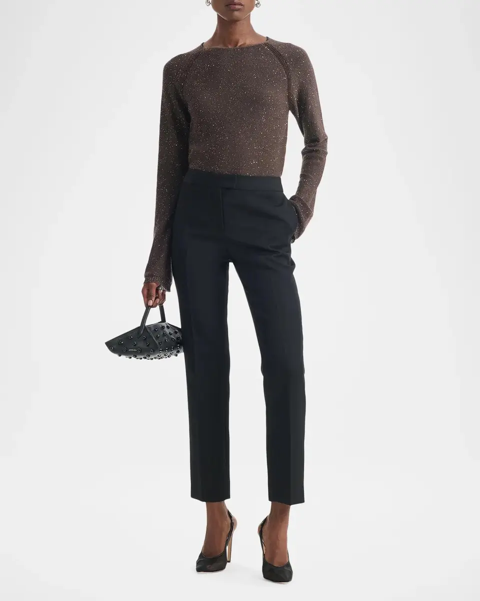 Altuzarra Woody Paillette Wool Fared-Sleeve Sweater | Thumbnail 2 Altuzarra Woody Paillette Wool Fared-Sleeve Sweater | Thumbnail 2