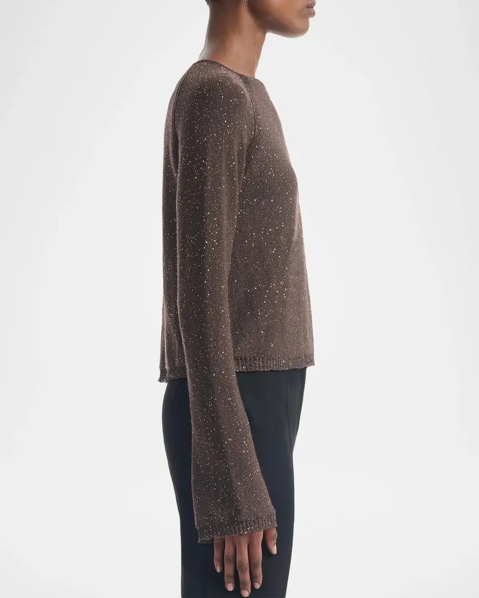 Altuzarra Woody Paillette Wool Fared-Sleeve Sweater | Thumbnail 6 Altuzarra Woody Paillette Wool Fared-Sleeve Sweater | Thumbnail 6