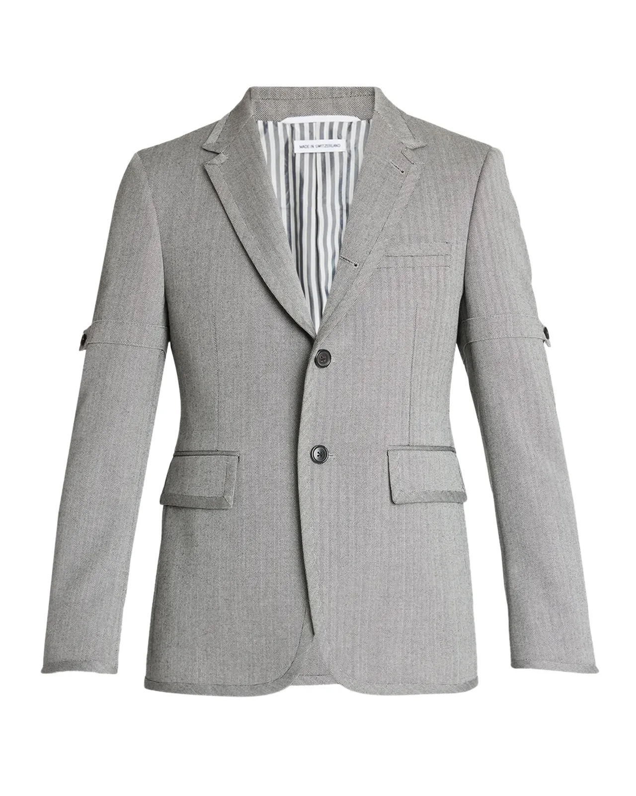 Men's Fit 1 Herringbone Wool Single-Breasted Sport Coat Men's Fit 1 Herringbone Wool Single-Breasted Sport Coat