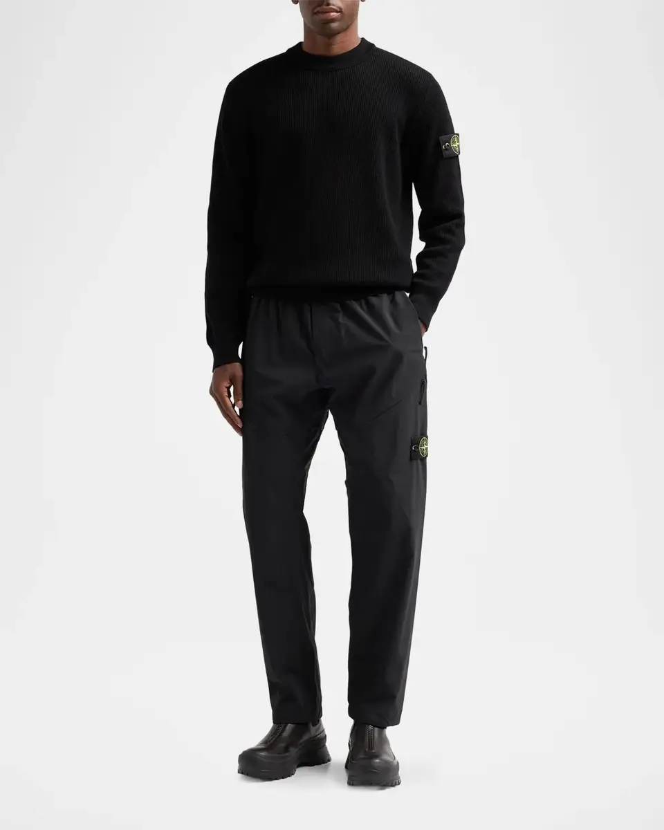 Stone Island Men's Maglieria Cotton Rib Long-Sleeve T-Shirt | Thumbnail 2 Stone Island Men's Maglieria Cotton Rib Long-Sleeve T-Shirt | Thumbnail 2