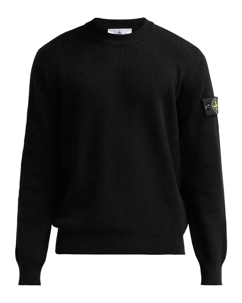 Stone Island Men's Maglieria Cotton Rib Long-Sleeve T-Shirt