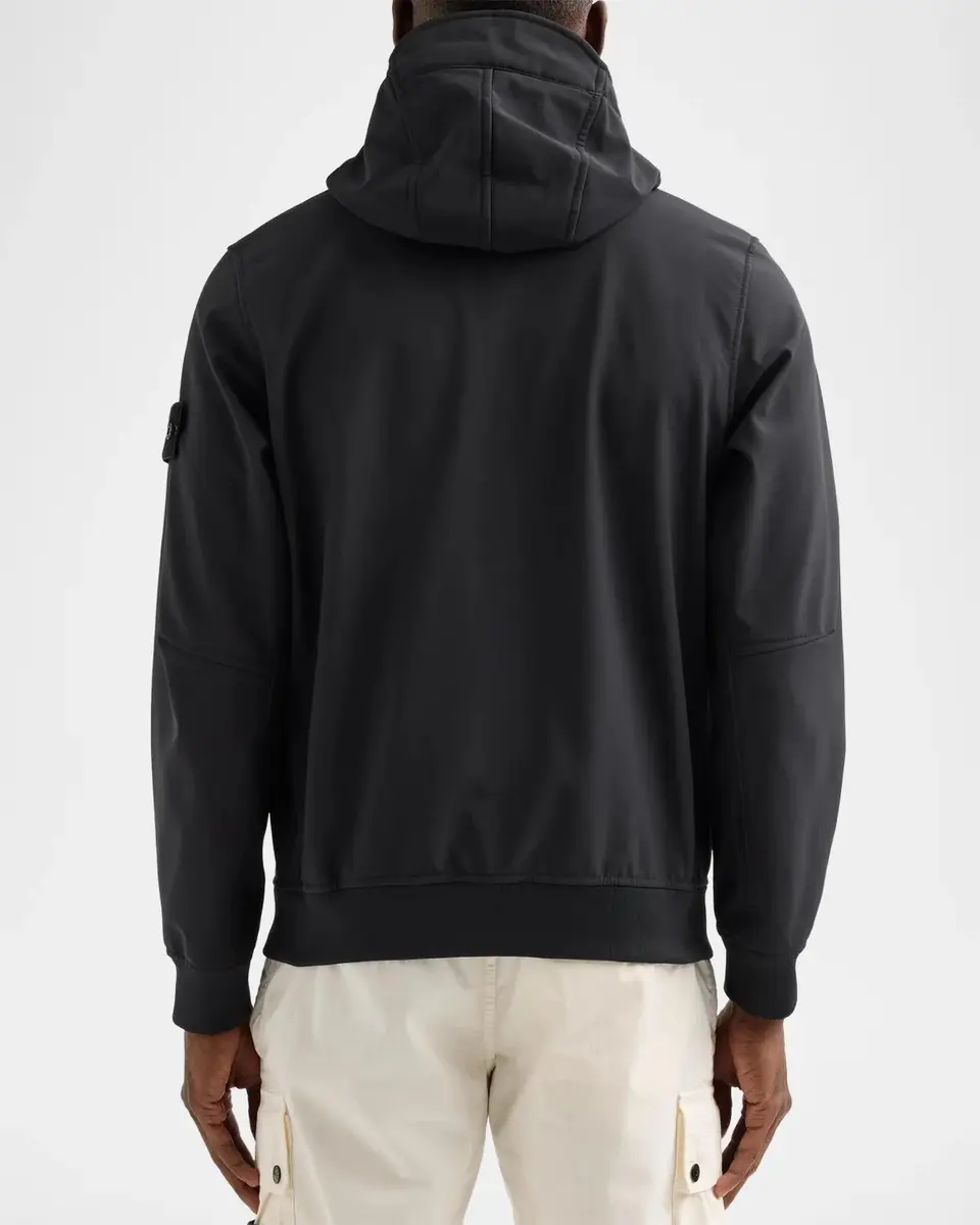 Stone Island Men's Stretch Full-Zip Hoodie | Thumbnail 3 Stone Island Men's Stretch Full-Zip Hoodie | Thumbnail 3