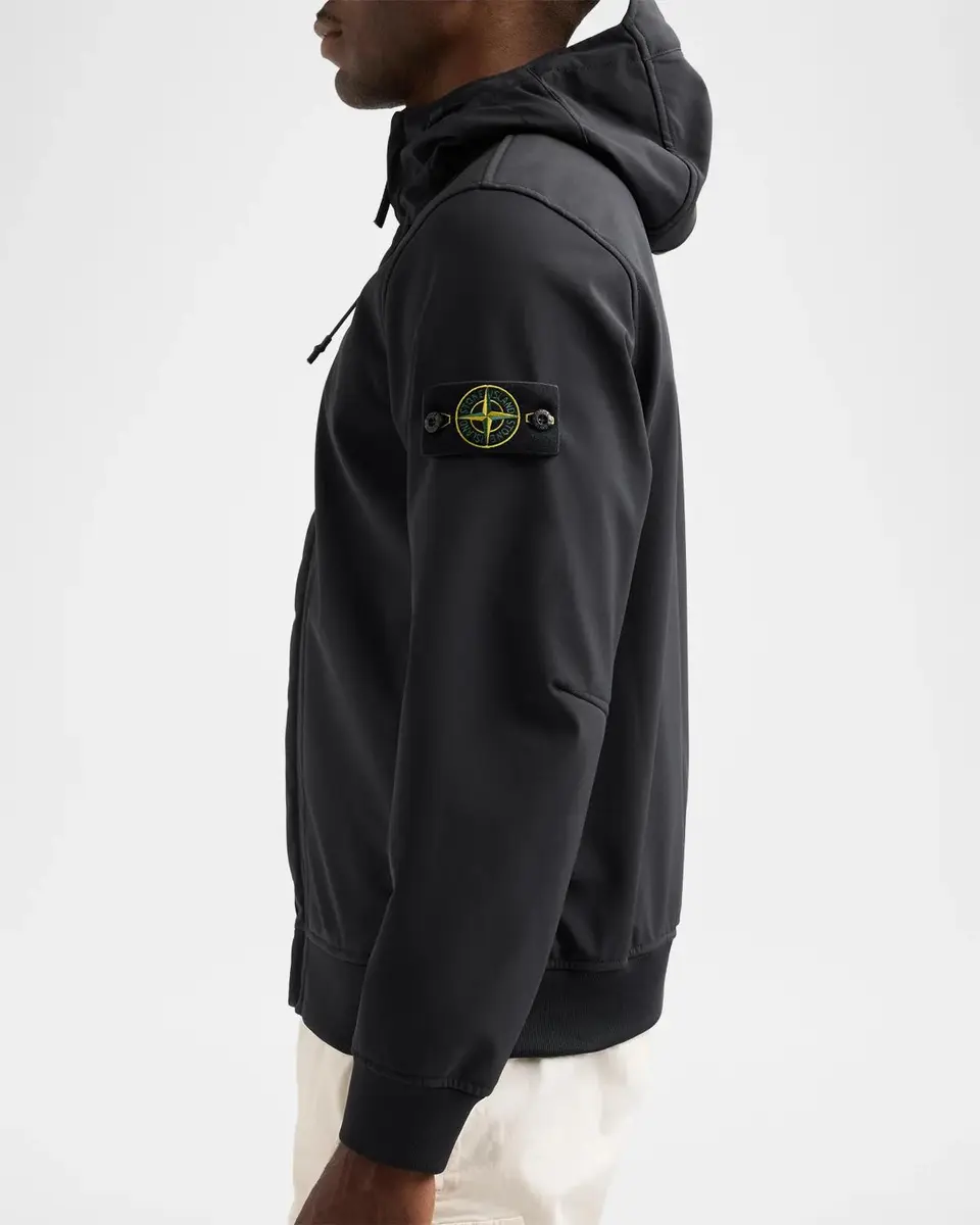 Stone Island Men's Stretch Full-Zip Hoodie | Thumbnail 5 Stone Island Men's Stretch Full-Zip Hoodie | Thumbnail 5