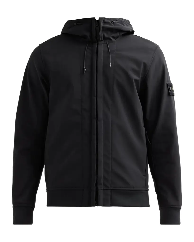 Stone Island Men's Stretch Full-Zip Hoodie