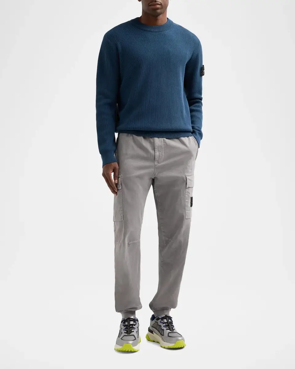 Stone Island Men's Maglieria Cotton Rib Long-Sleeve T-Shirt | Thumbnail 2 Stone Island Men's Maglieria Cotton Rib Long-Sleeve T-Shirt | Thumbnail 2
