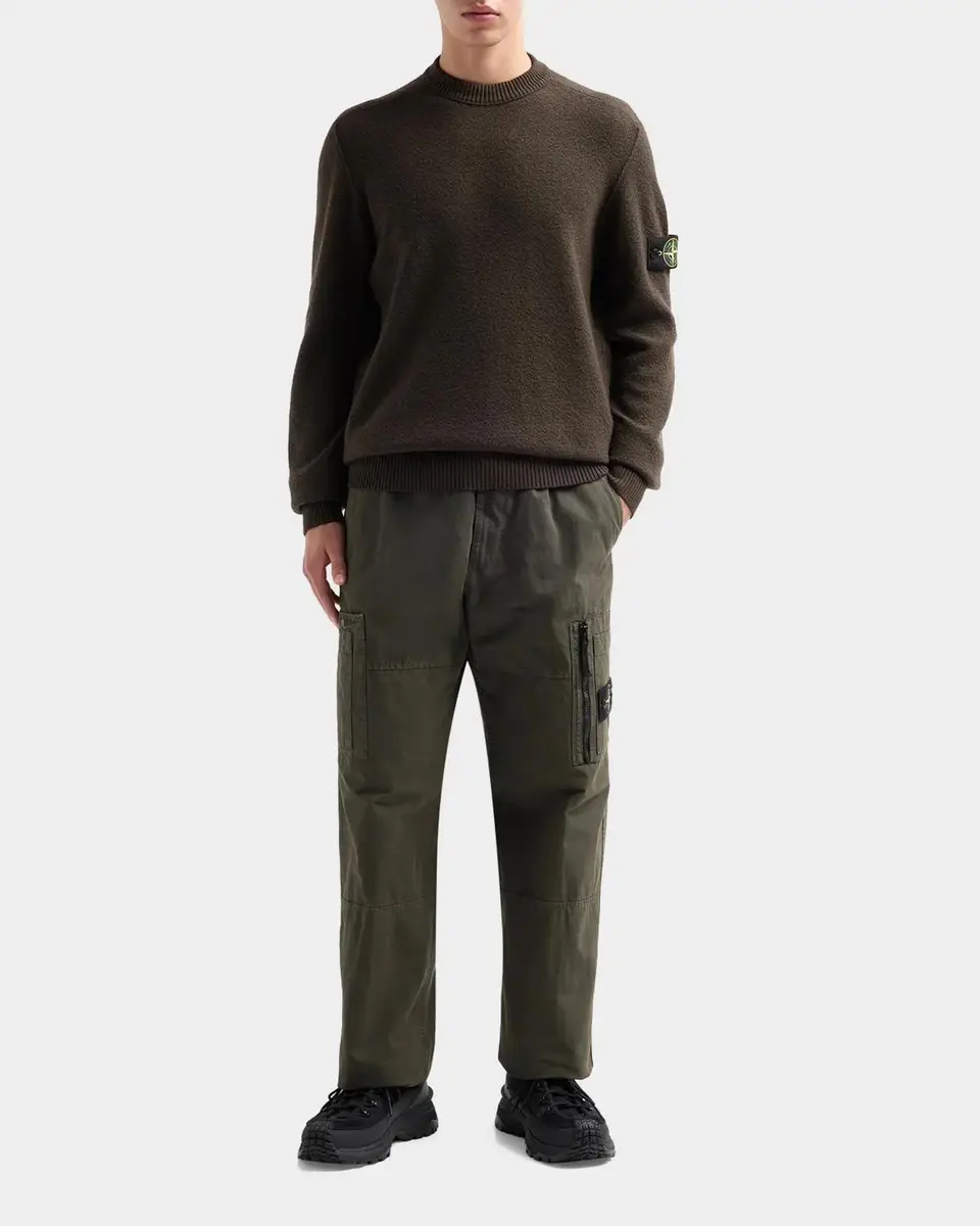 Stone Island Men's Wool Crewneck Sweater | Thumbnail 2