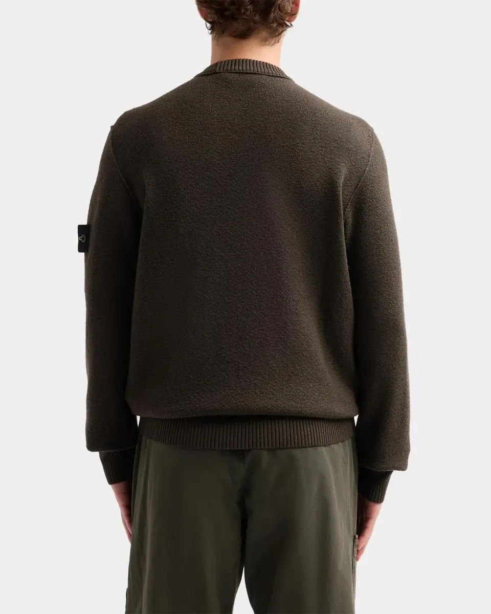 Stone Island Men's Wool Crewneck Sweater | Thumbnail 4