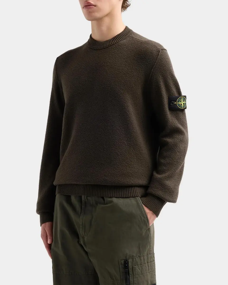 Stone Island Men's Wool Crewneck Sweater | Thumbnail 5