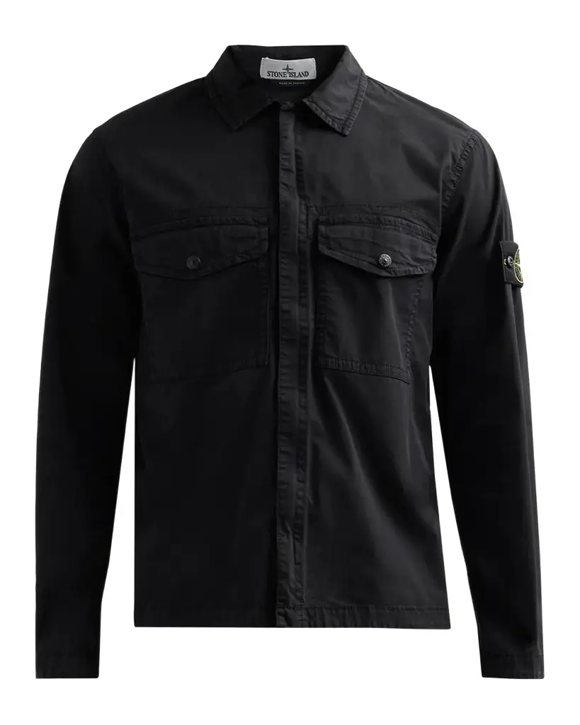 Men's Cotton-Stretch Concealed Button-Down Shirt Men's Cotton-Stretch Concealed Button-Down Shirt