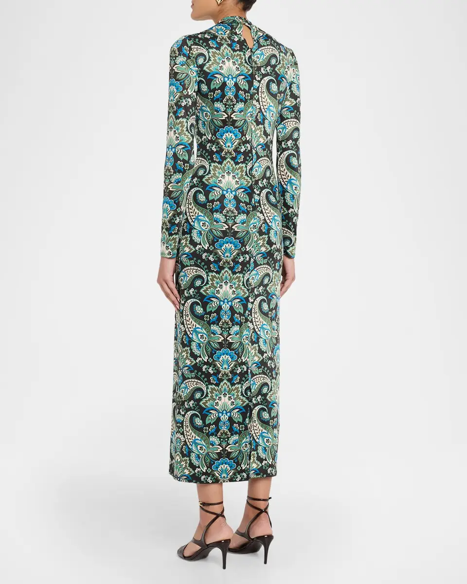 Misa Los Angeles Mitra High-Neck Midi Dress | Thumbnail 3 Misa Los Angeles Mitra High-Neck Midi Dress | Thumbnail 3