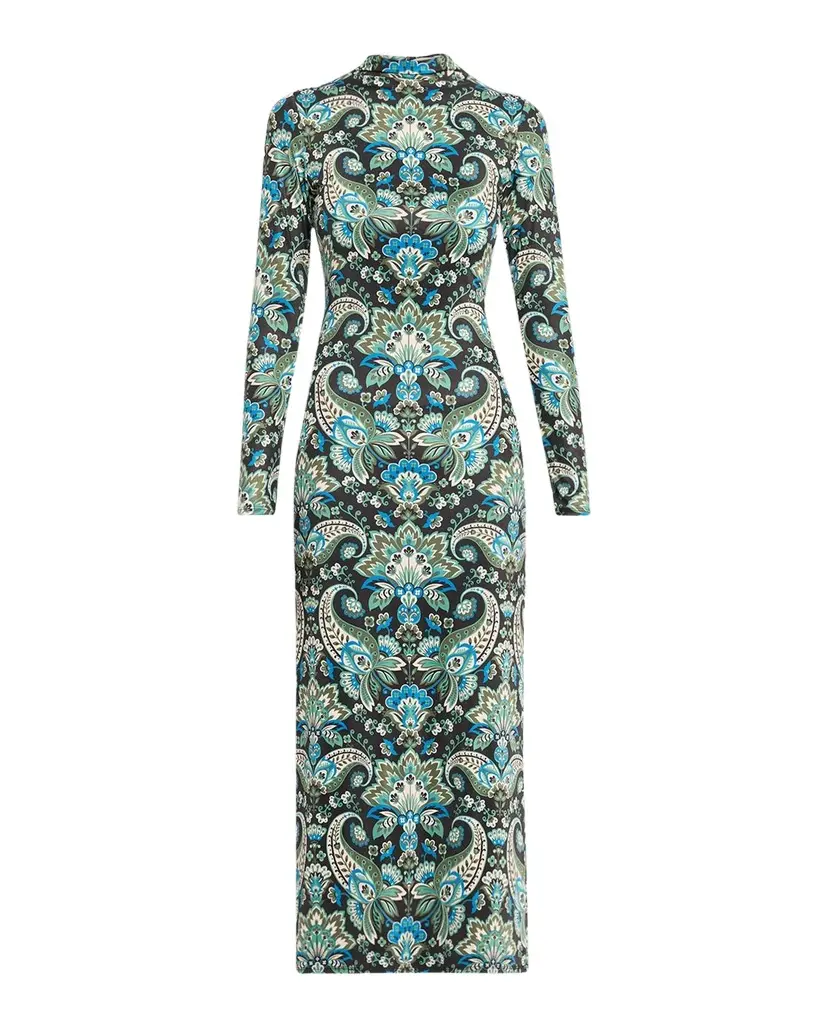 Mitra High-Neck Midi Dress Mitra High-Neck Midi Dress