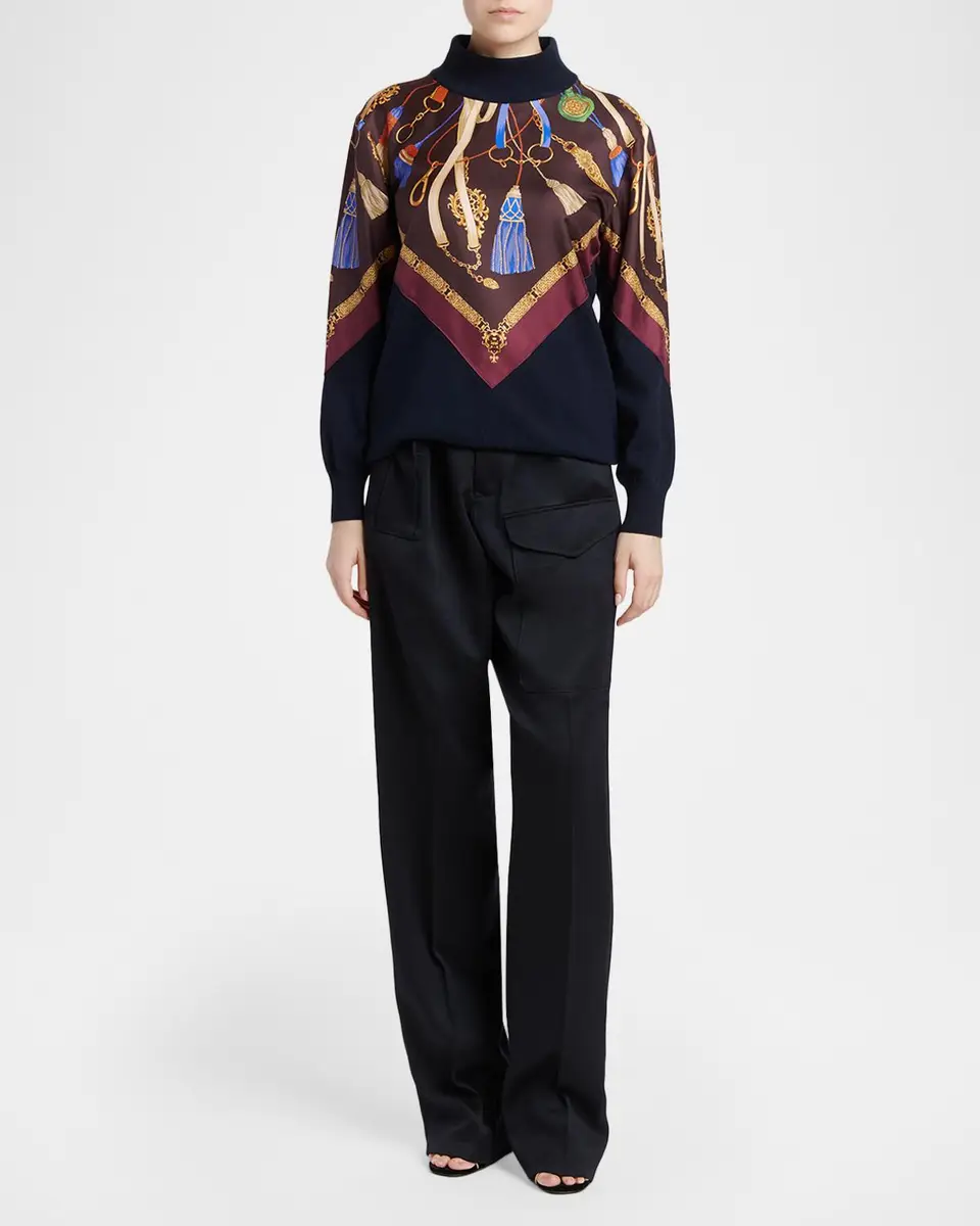 Etro Tassel Wool-Cashmere Sweater | Thumbnail 2 Etro Tassel Wool-Cashmere Sweater | Thumbnail 2