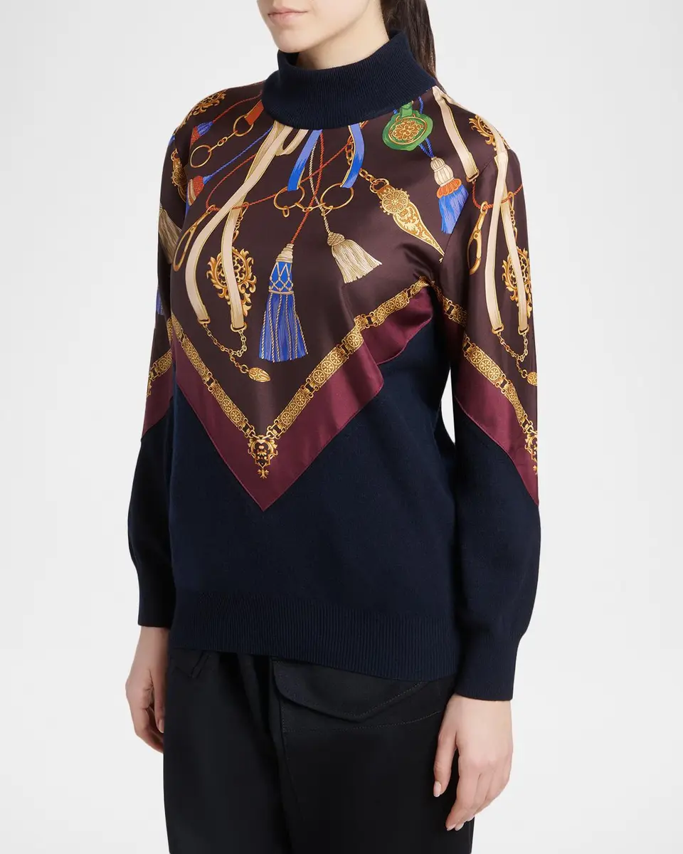 Etro Tassel Wool-Cashmere Sweater | Thumbnail 4 Etro Tassel Wool-Cashmere Sweater | Thumbnail 4