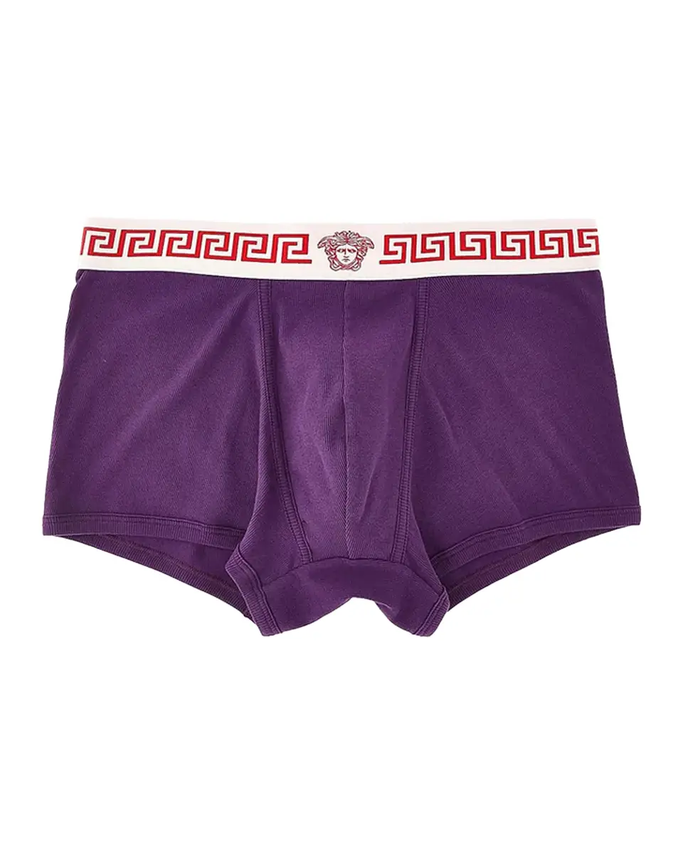 Versace Men's Medusa La Greca Boxer Briefs | Thumbnail 2 Versace Men's Medusa La Greca Boxer Briefs | Thumbnail 2