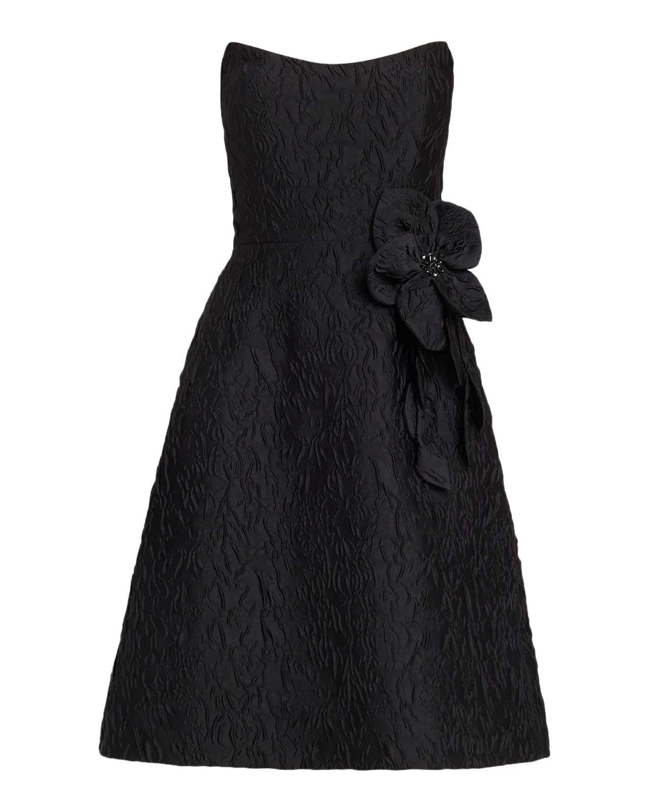 Jacqaurd Strapless Cocktail Dress Jacqaurd Strapless Cocktail Dress
