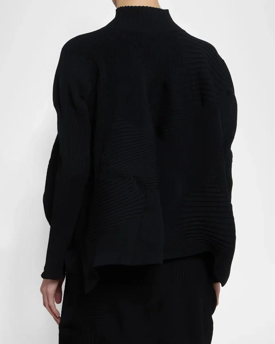 Issey Miyake Kone Kone Rib-Knit Sweater | Thumbnail 3 Issey Miyake Kone Kone Rib-Knit Sweater | Thumbnail 3