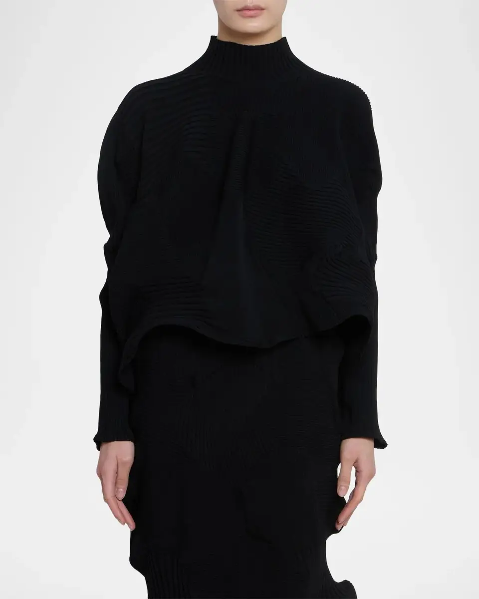 Issey Miyake Kone Kone Rib-Knit Sweater | Thumbnail 4 Issey Miyake Kone Kone Rib-Knit Sweater | Thumbnail 4