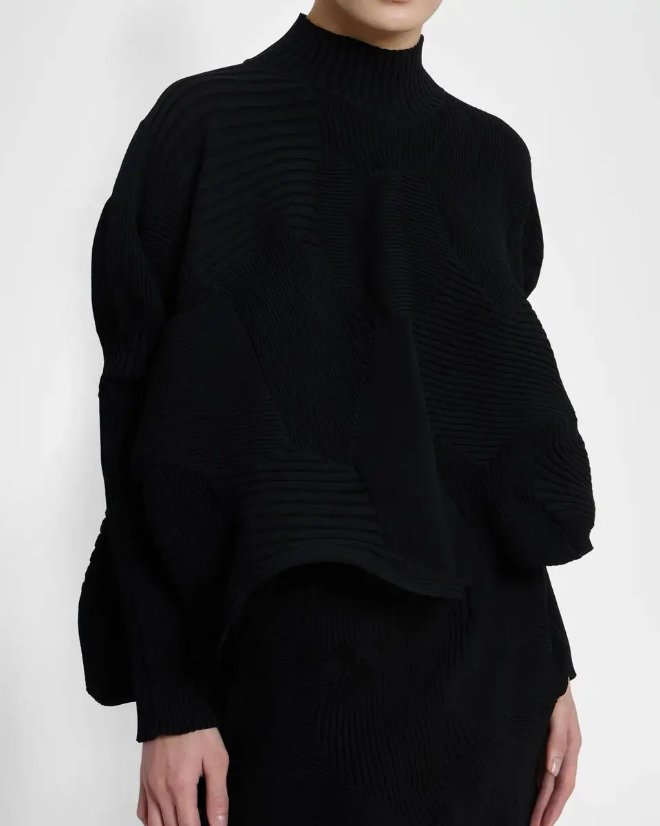 Issey Miyake Kone Kone Rib-Knit Sweater | Thumbnail 5 Issey Miyake Kone Kone Rib-Knit Sweater | Thumbnail 5