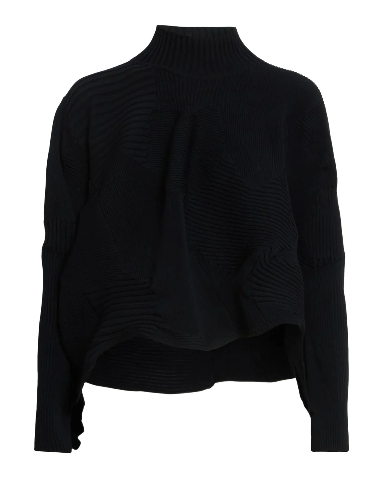 Issey Miyake Kone Kone Rib-Knit Sweater