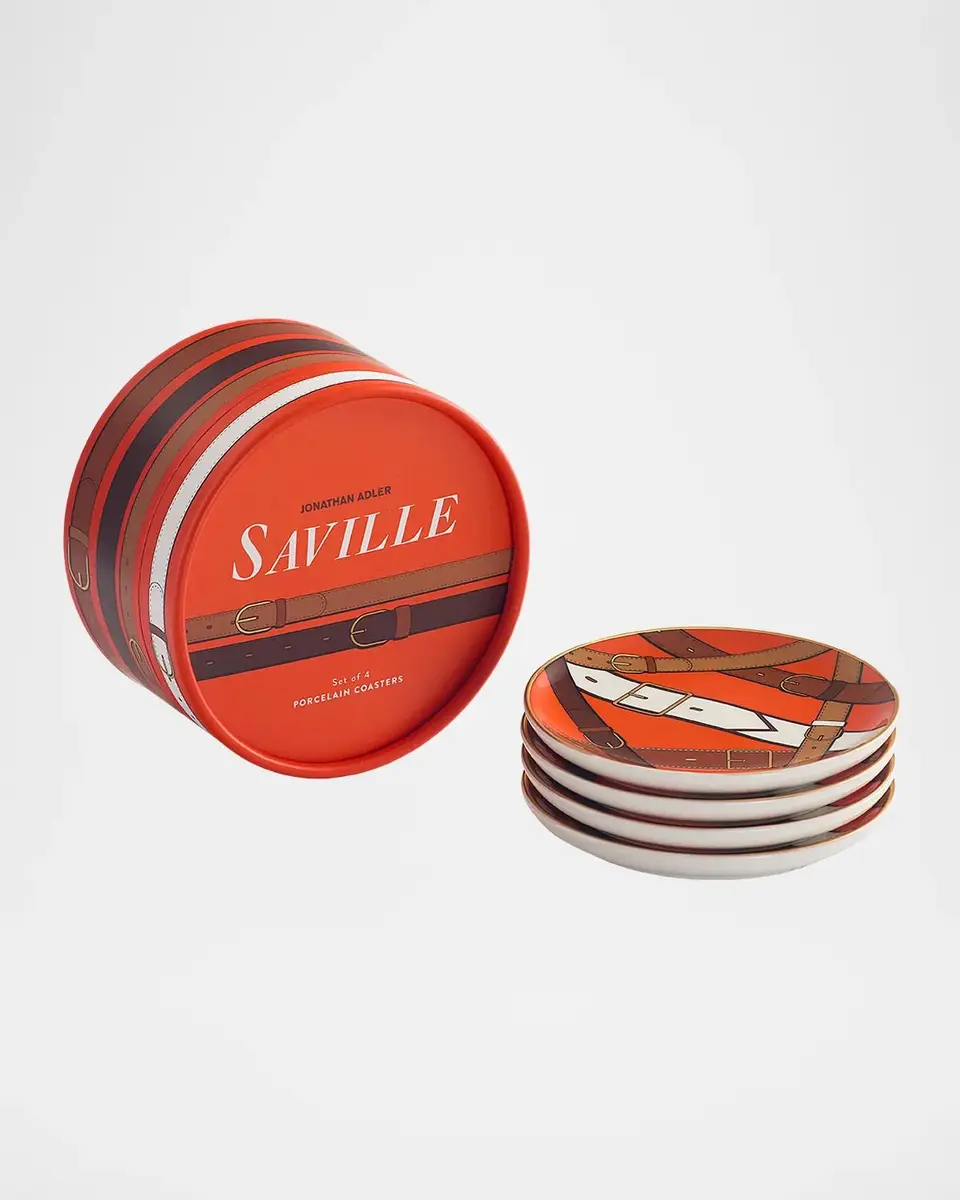 Jonathan Adler Saville 4-Piece Coaster Set | Thumbnail 3 Jonathan Adler Saville 4-Piece Coaster Set | Thumbnail 3