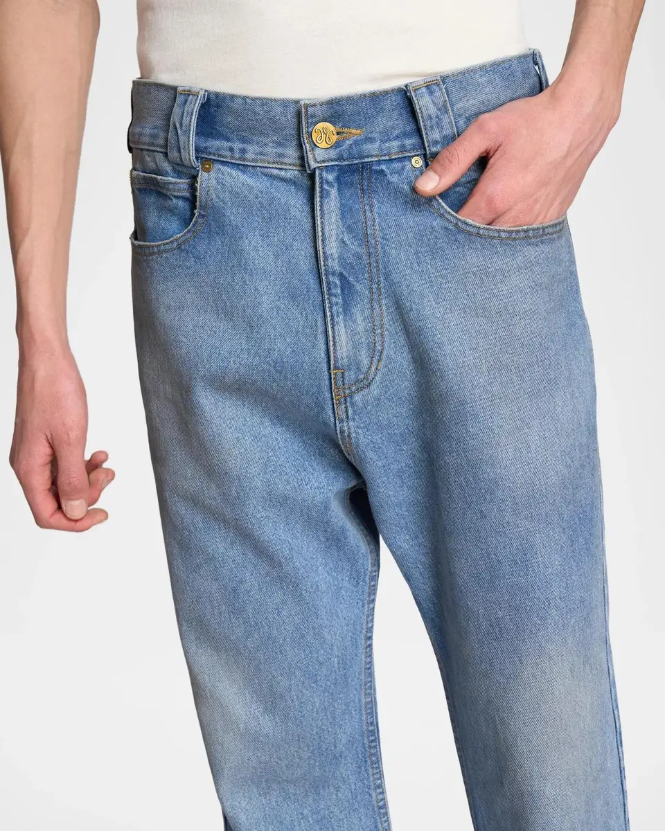Willy Chavarria Men's Flared Denim Jeans | Thumbnail 5 Willy Chavarria Men's Flared Denim Jeans | Thumbnail 5