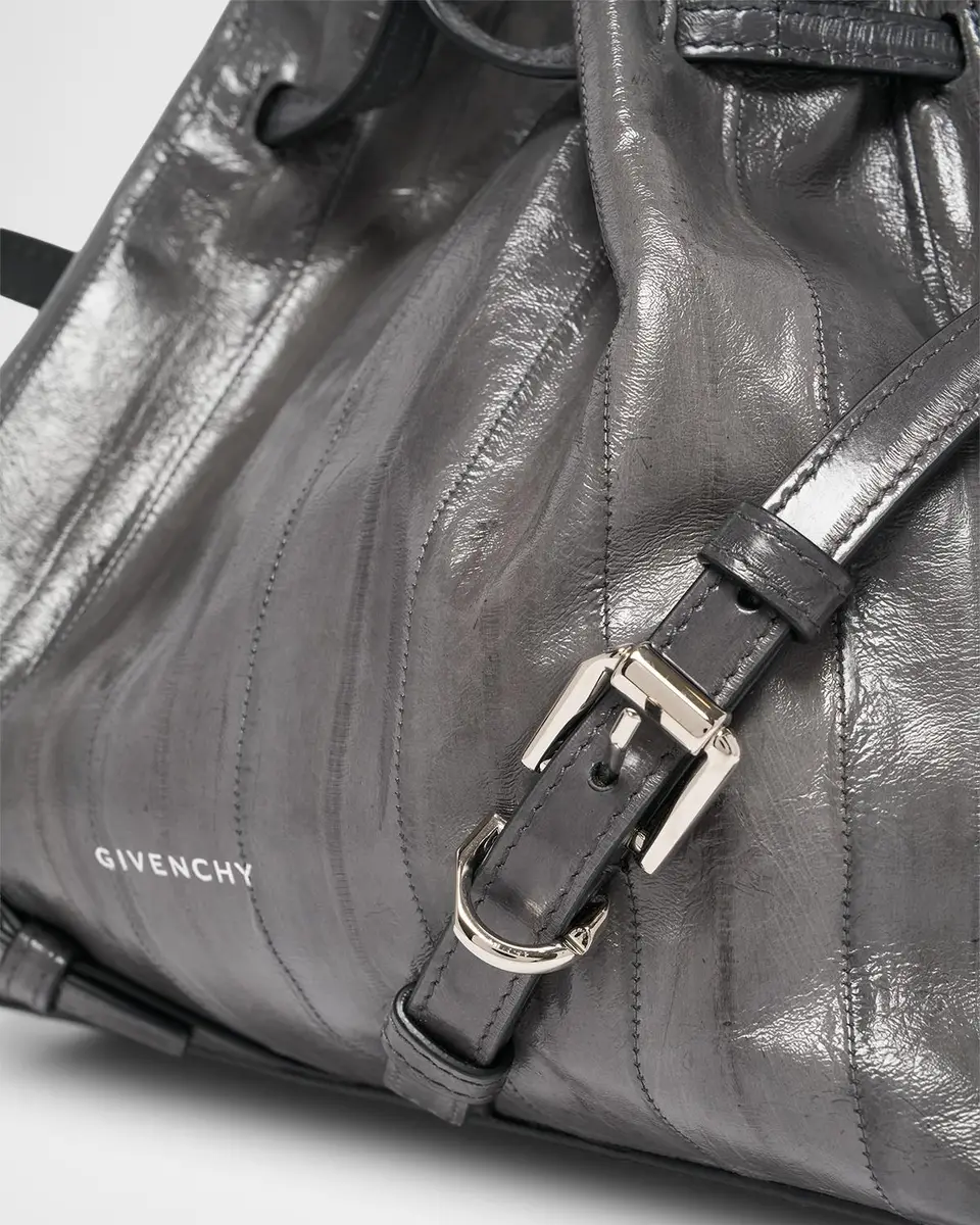 Givenchy Voyou Drawstring Eel Leather Crossbody Bag | Thumbnail 6