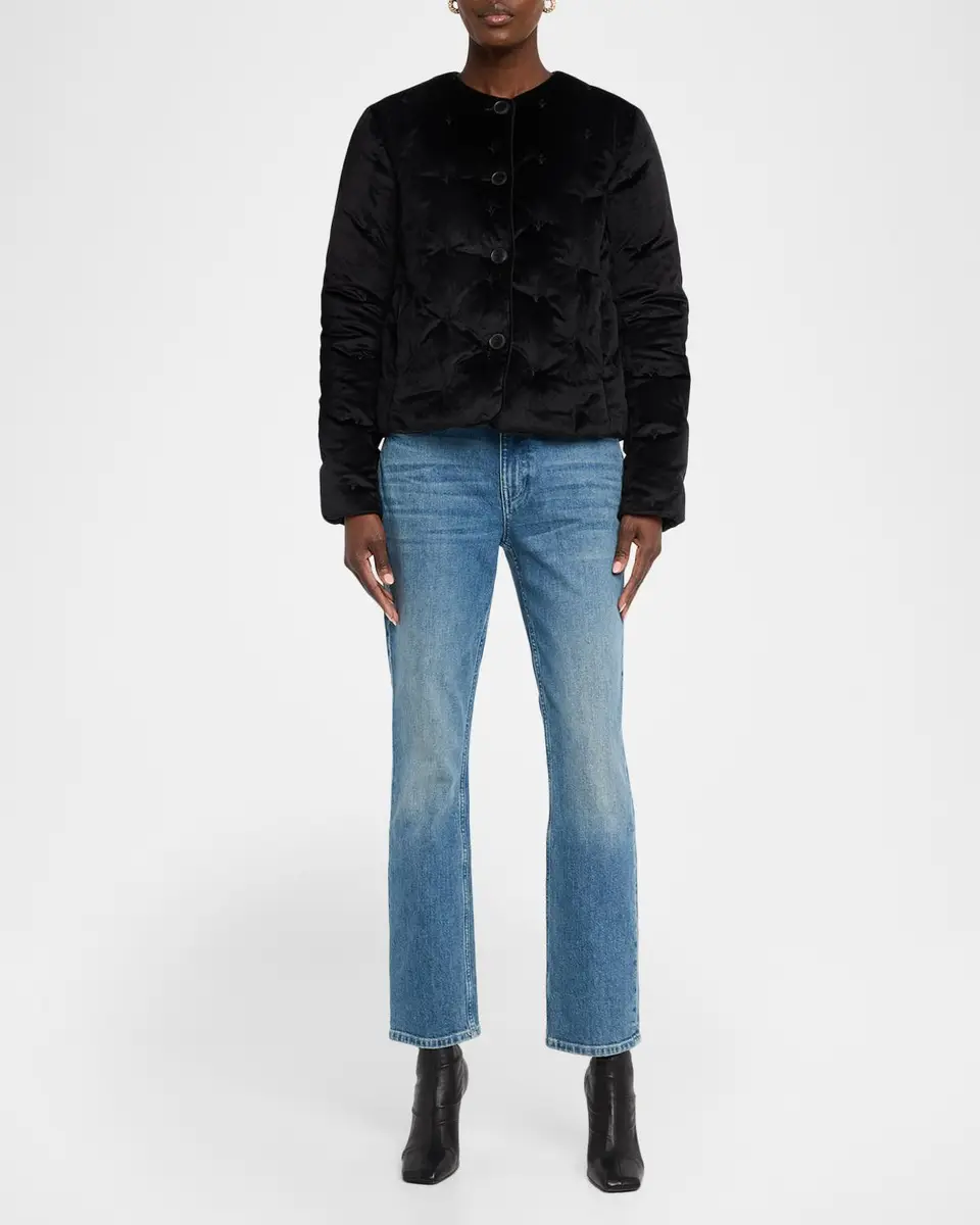 Fleurette Tufted Down-Fill Quilted Jacket | Thumbnail 2