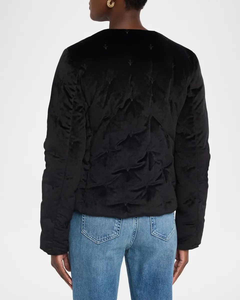 Fleurette Tufted Down-Fill Quilted Jacket | Thumbnail 3